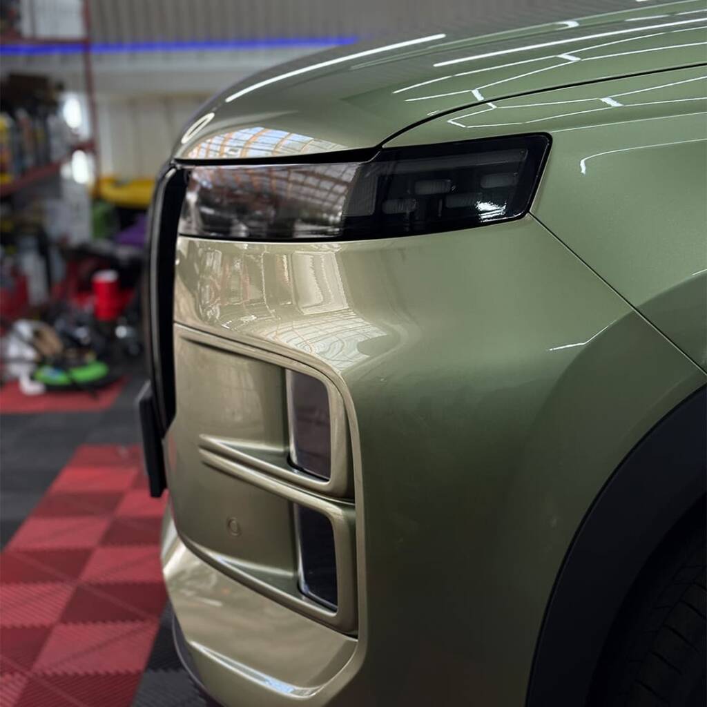 The client wanted a truly unique vehicle that would stand out while maintaining premium aesthetics. Our solution: a sophisticated dual tone vehicle wrap Ilford combining: Gloss Black Upper Section for timeless elegance Matte Blue Lower Section for modern appeal Precision Color Transition at body line seams Full Vehicle Protection while transforming appearance